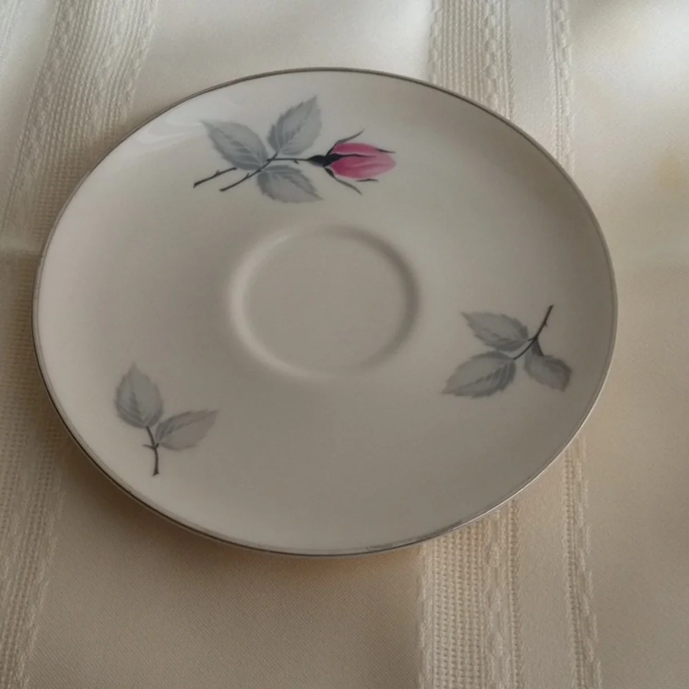 Vintage Bundle 9 Bridal Rose Syracuse Tea Coffee Cups & Saucers Fine China USA